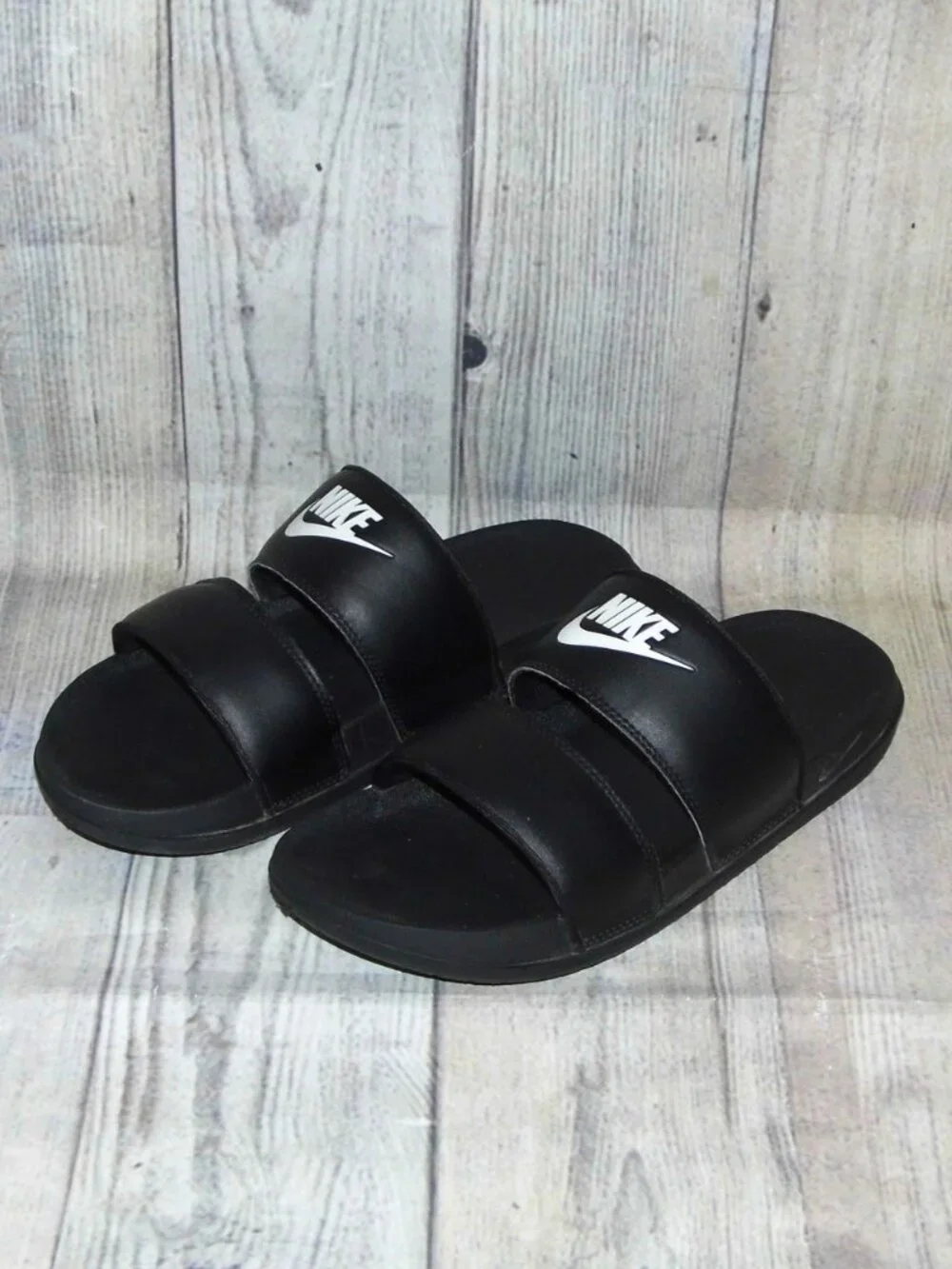NIKE Offcourt Duo Black Slide Sandals Womens Size 8